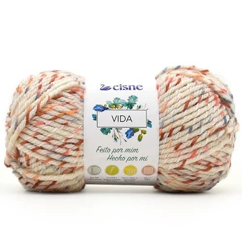 Lã Vida Cisne 100g – Fio para Tricô e Crochê – QUEIMA DE ESTOQUE