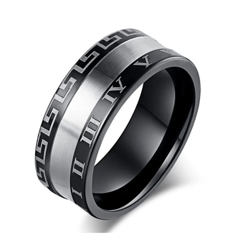 Aliança 8mm tungstênio banhado a Ouro Branco/Ródio