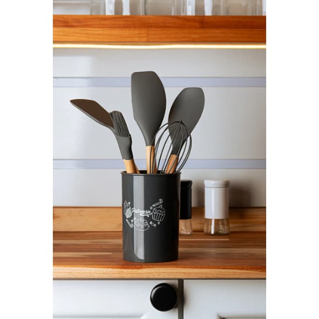 CONJUNTO 5 UTENSILIOS PARA CONFEITARIA DE SILICONE