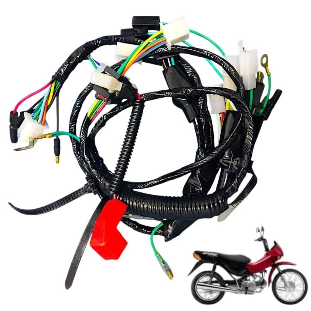Fiação Principal Chicote Para Moto Honda Pop 100 2007 Até 2008