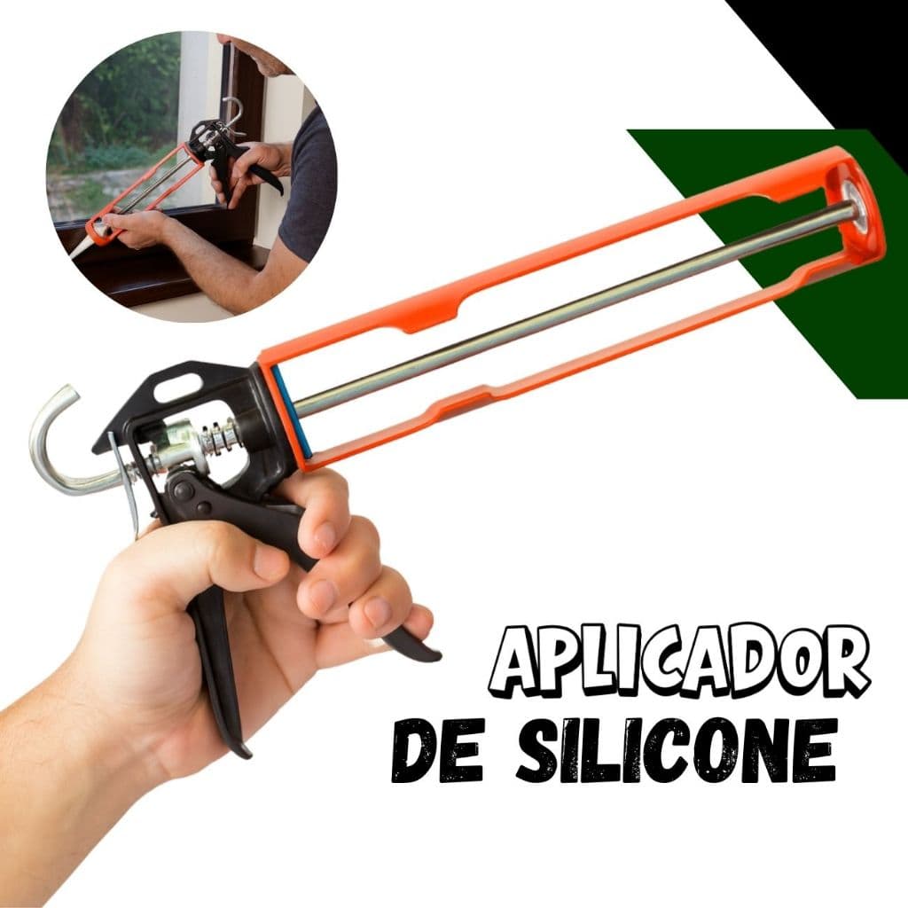 Pistola Aplicador de Silicone PU Manual Reforçado Profissional