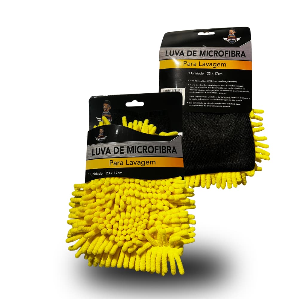 Luva de microfibra para lavagem - janu