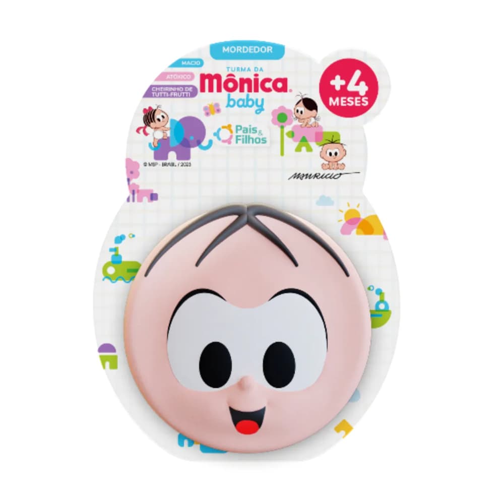 Mordedor Vinil Para Bebê Cebolinha Baby - Pais e Filhos
