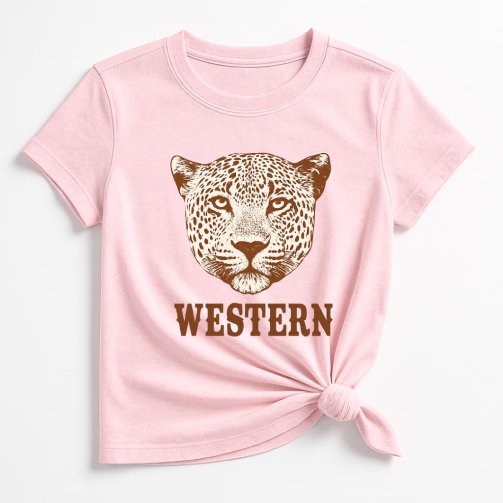 Camiseta Feminina T-shirt Onça Blusa Estilosa Linda Básica