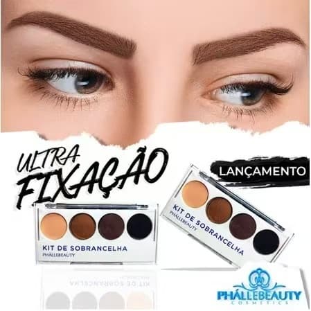 Kit Sombra Para Sobrancelhas + Primer PhálleBeauty PH0322