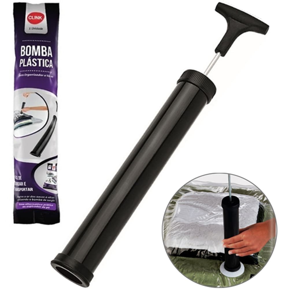 BOMBA DE SUCCAO MANUAL PARA SACO A VACUO 28X4CM NA SOLAPA Código 1371106