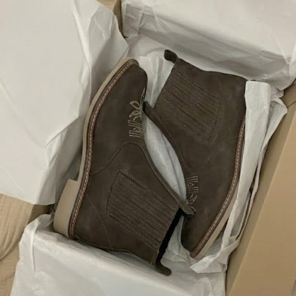 Botina Latex Bota F1000 Bota Resistente em Couro Para Trabalho Cano Curto