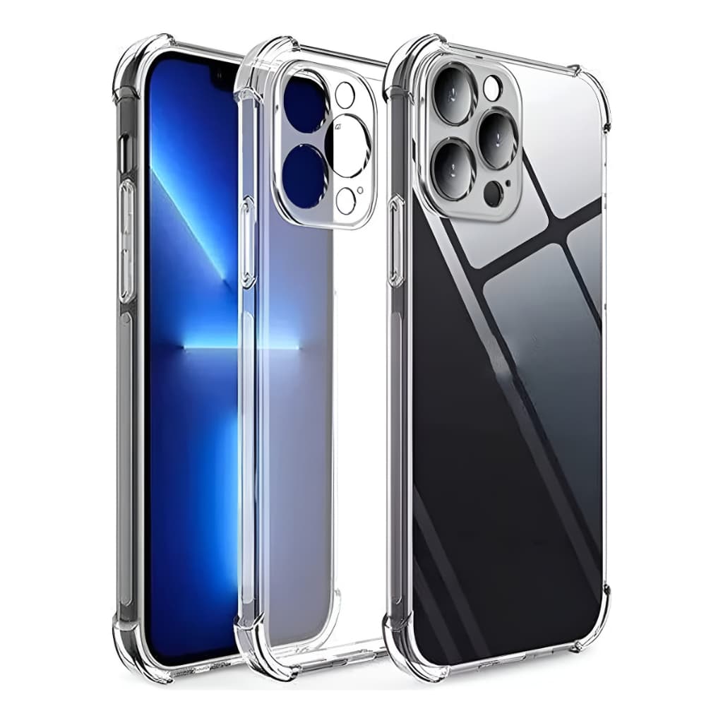 Capa iPhone 15 Pro Capinha Case Transparente Anti Impacto com Bordas Protetoras Anti Shock