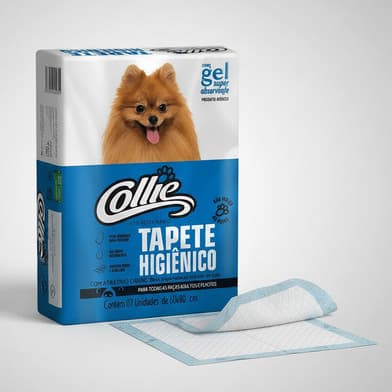 Tapete Higiênico Collie Vegan 7 Unidades 80x60cm