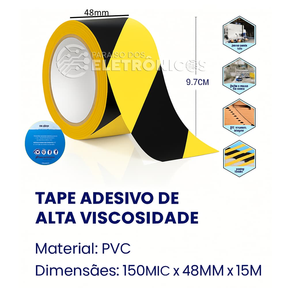 Fita de Sinalização Zebrada Para Organizar Fluxo de Pessoas e Veículos – JD16