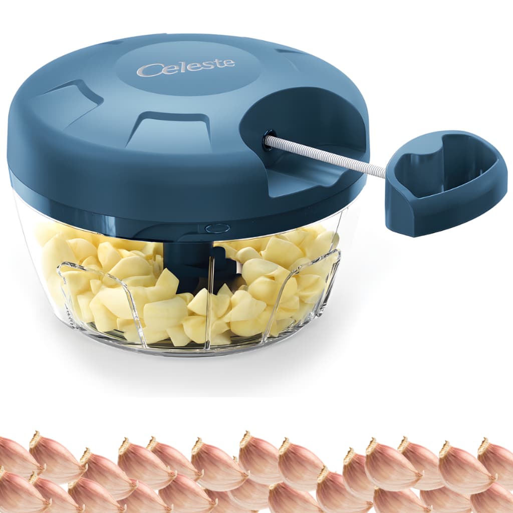 Mini Triturador De Alimentos Pica Cebola Alho Pimentoes Tomate