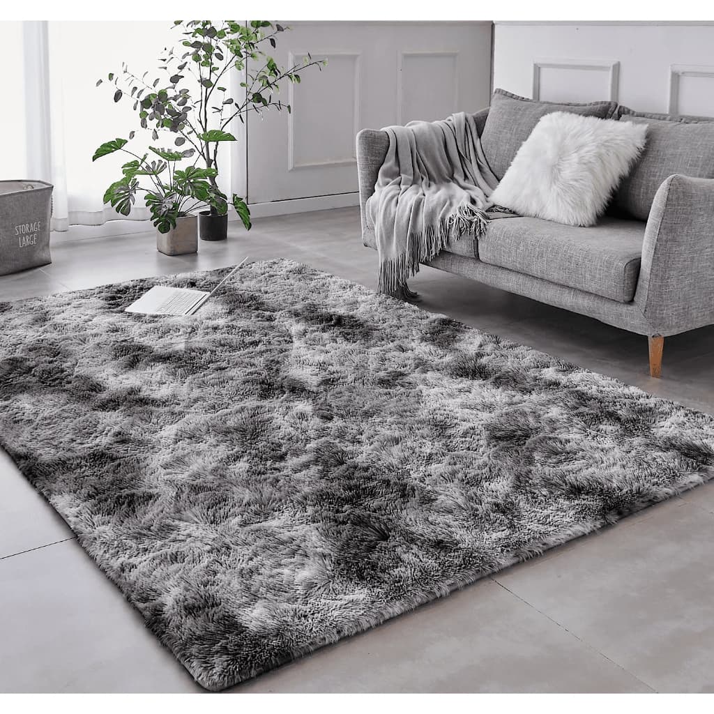 Tapete Peludo Felpudo mesclado Luxo Sala Quarto Super Promoção - 100cmx150cm / 150cmx200cm