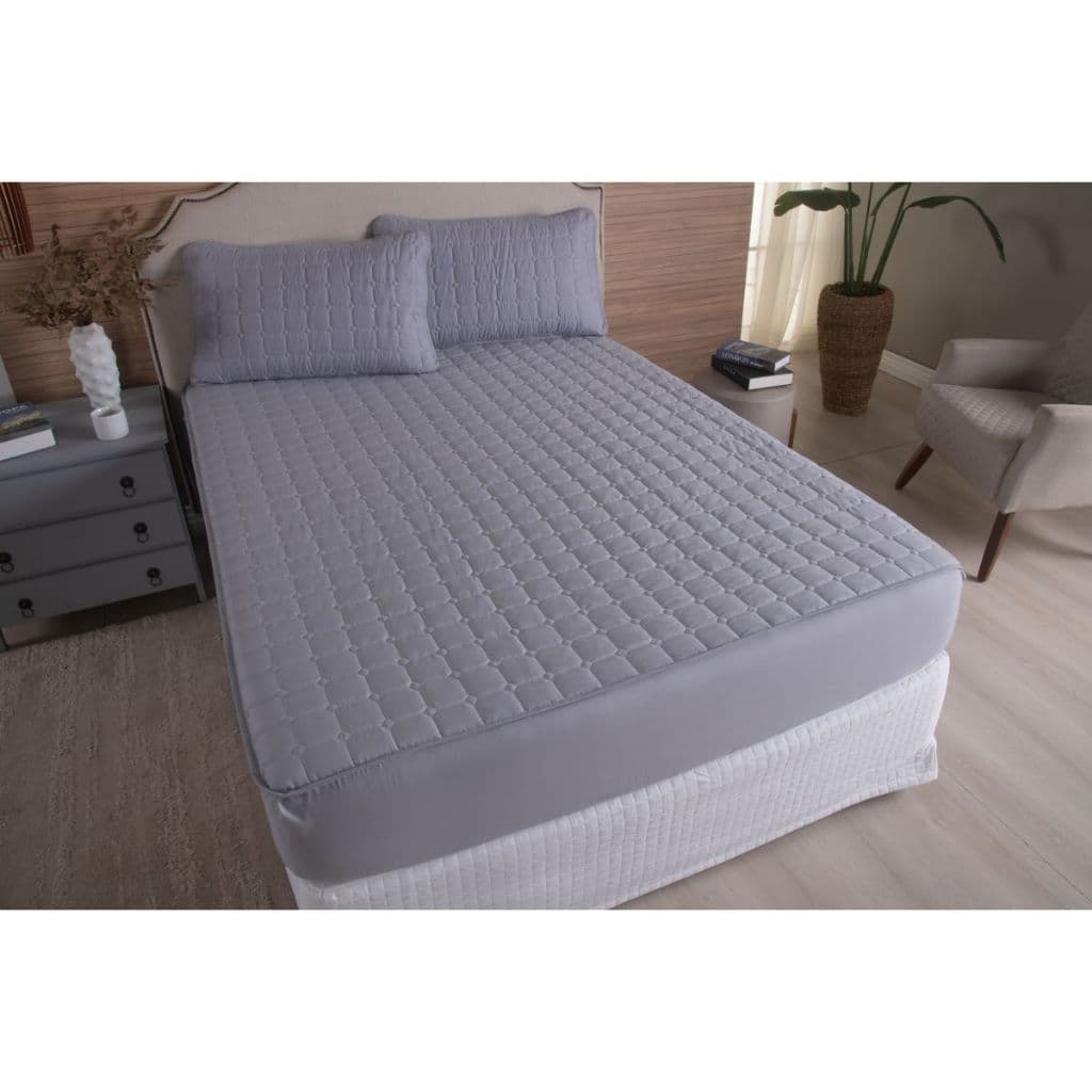 Protetor para Colchao 100% Impermeavel Matelado com Elastico Casal Queen King Solteiro Fronha