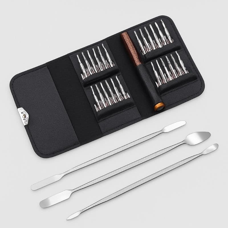 Kit Chaves Ferramentas Manutenção Celular Tablet Notebook + Espatulas