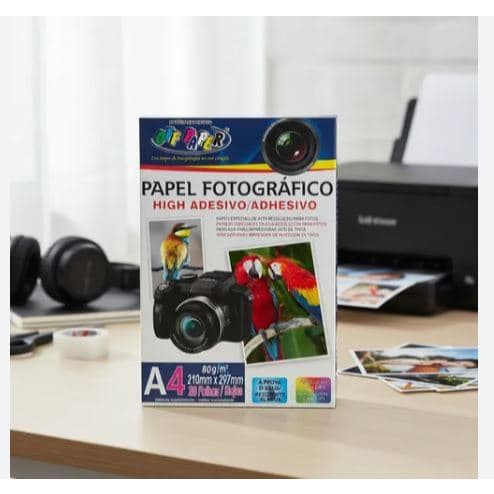 Papel Fotográfico High Glossy Adesivo A4 135g - 20 Folhas - Off Paper