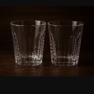 Jogo de 02 Copos de Whisky 330ml Filetado Haus Concept