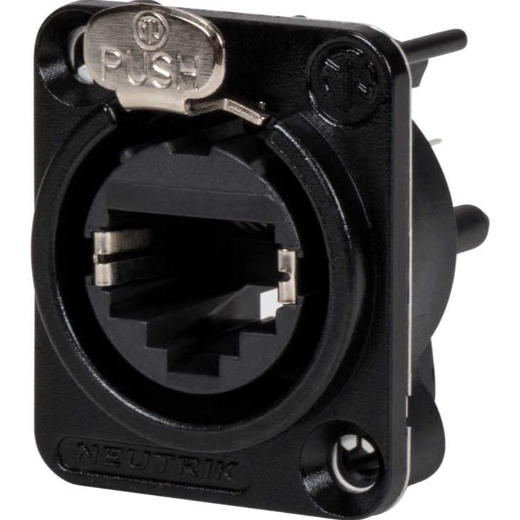 Conector Rj45 Neutrik Painel Femea Da Série D-con Ne8fdv-b