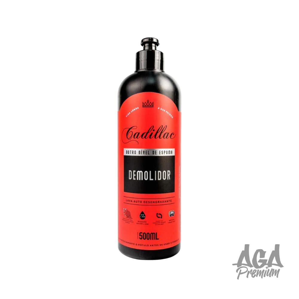 Cadiilac Demolidor 500ml - Shampoo Automotivo Desengraxante e Desincrustante de Sujeiras Pesadas