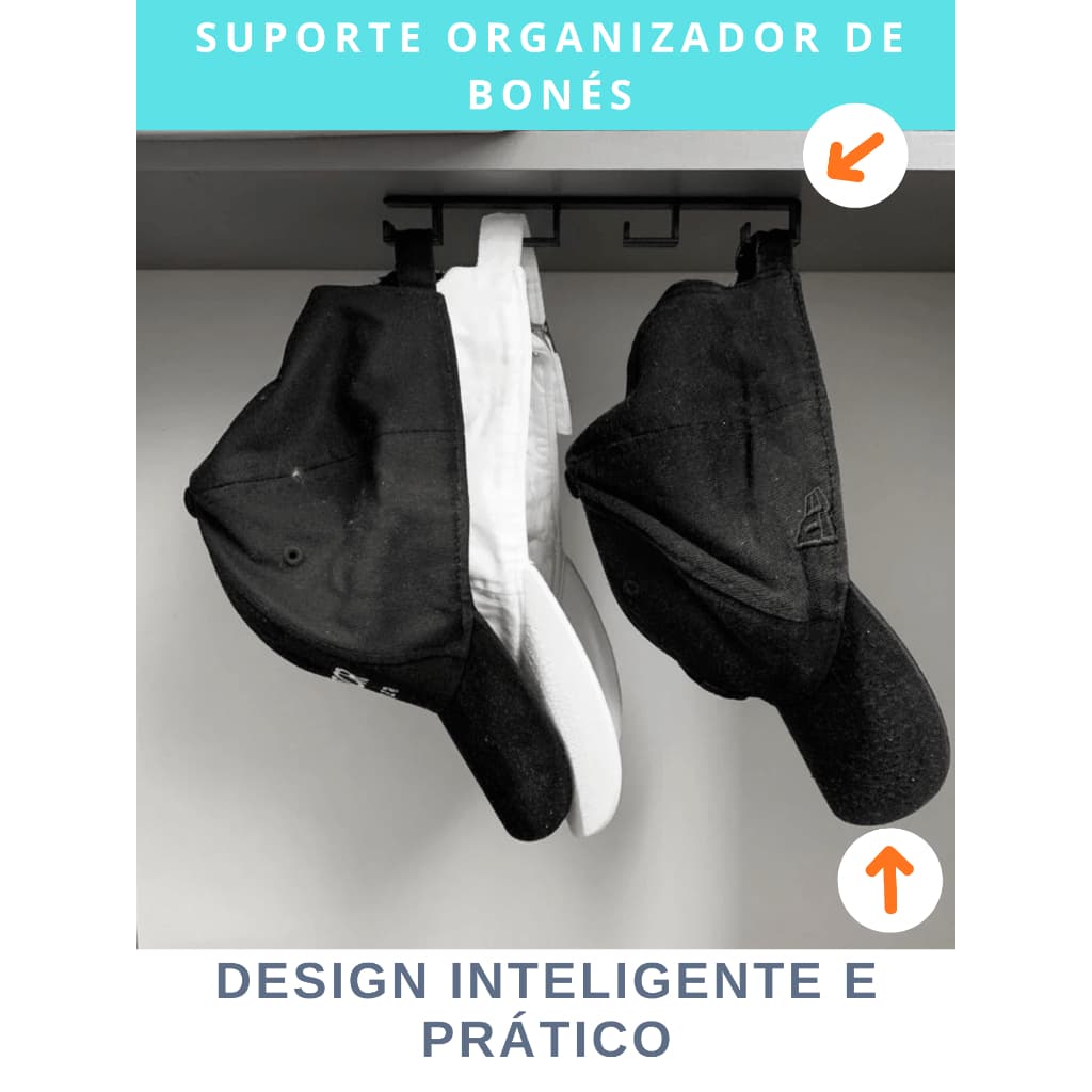 Suporte Organizador Para Bonés Suporte de Bonés