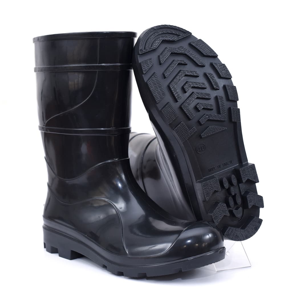 Bota PVC  Preto Chuva Motociclista Motoqueiro Impermeável ENVIO IMEDIATO.
