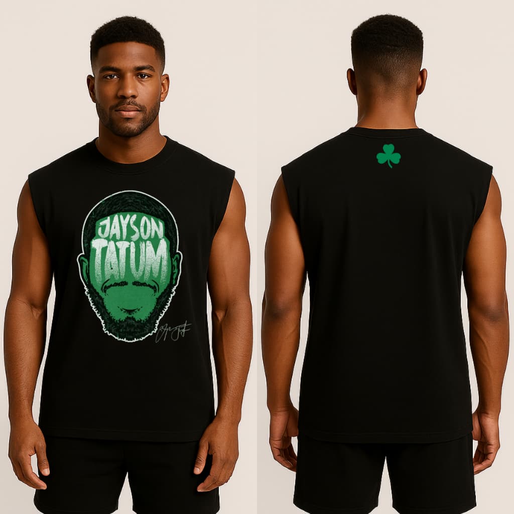 Regata Machão Masculina Oversized Jayson Tatum NBA Boston Celtics basquete academia algodão