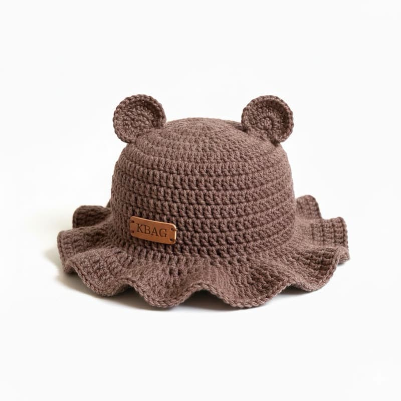 Bucket hat de ursinho chapeu de crochê