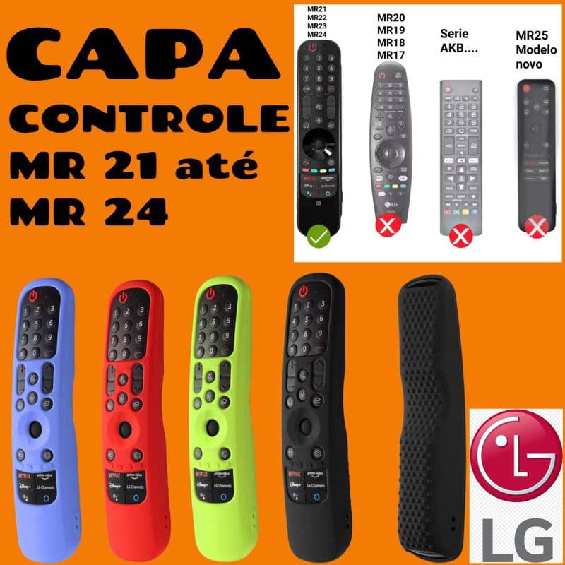 Capa Controle Tv Smart lg Magic Mr24gc Mr21n mr23ga Nano lg