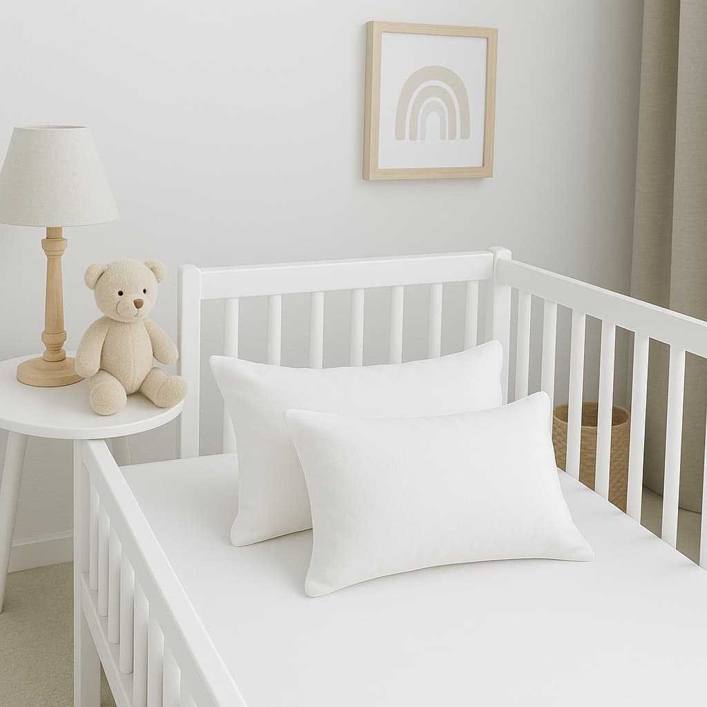 Par De Fronha Para Travesseiro De Bebê 30cm x 40cm Algodao Percal Toque Aveludado Antialérgico Macio