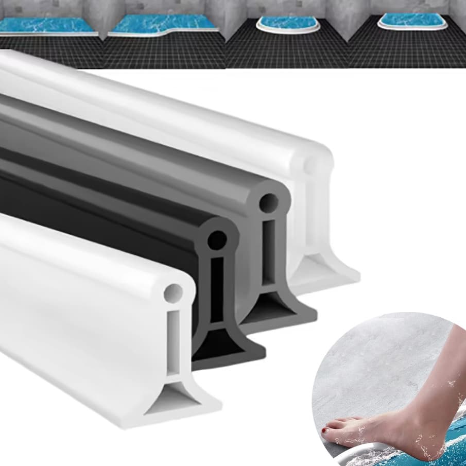 Barreira de Agua Retenção em Silicone Vedação Area Molhada Banheiro Box Lavanderia dupla face