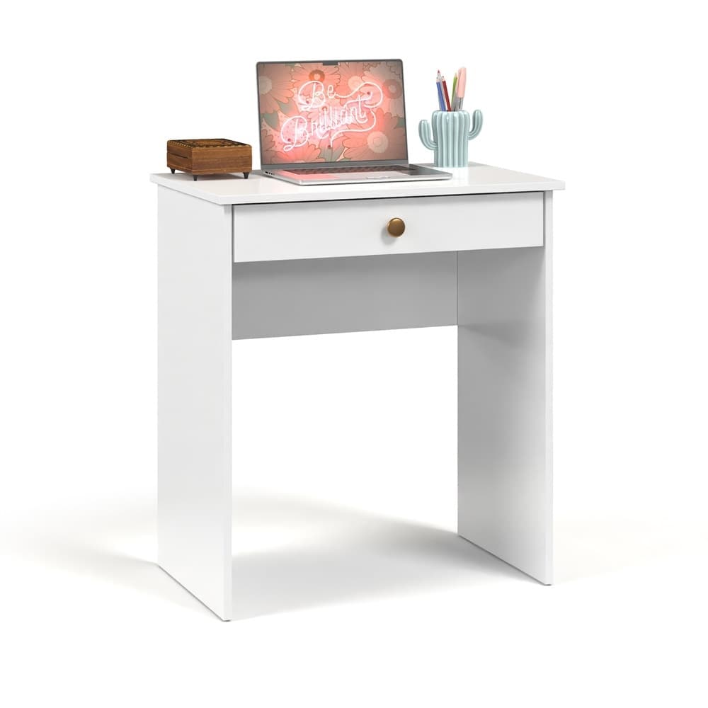 Escrivaninha, Mesa de Escritório estudo com Gaveta compacta, Moderna e Funcional