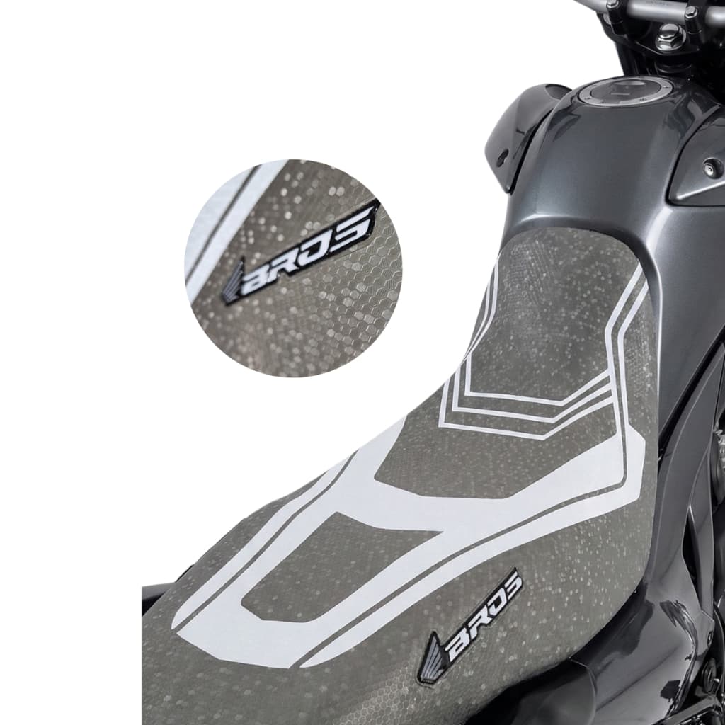 Capa de Banco Honda Bros 160 • Cinza Personalizada • Conforto, Estilo e Durabilidade
