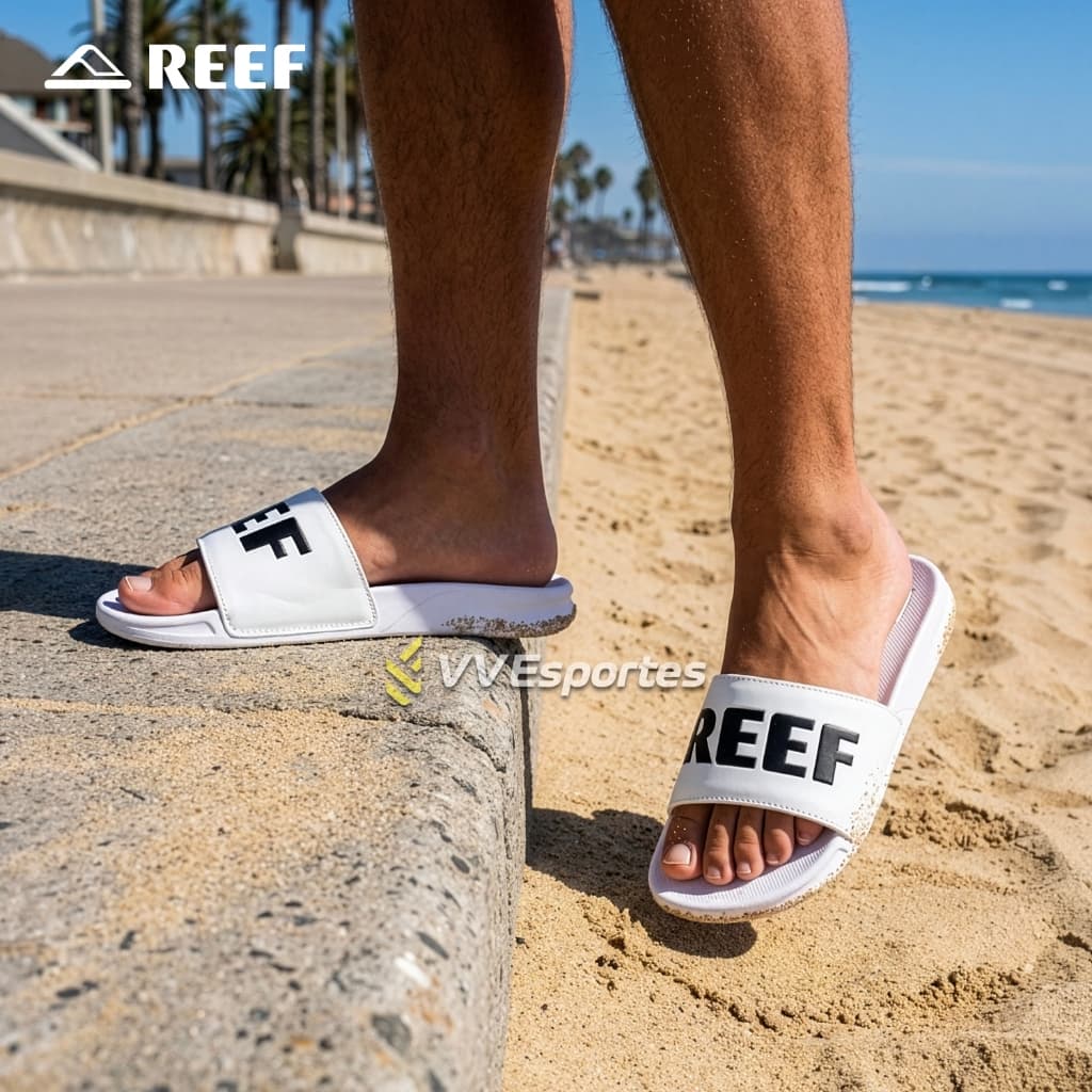 Chinelo Reef One Slide – Ideal para Praia, Piscina e Rotina