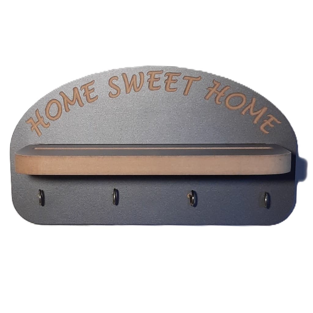 Porta-chaves Parede Chaveiro Prateleira Home Sweet Home