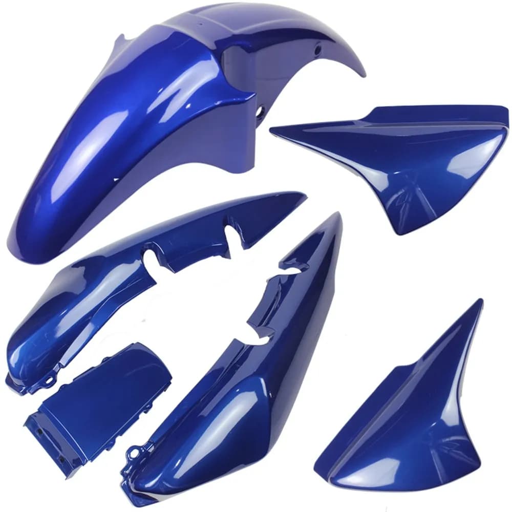 Conjunto Completo de Carenagens Titan 150 2004 Azul Twister Perolizado Pro Tork Modelo Original
