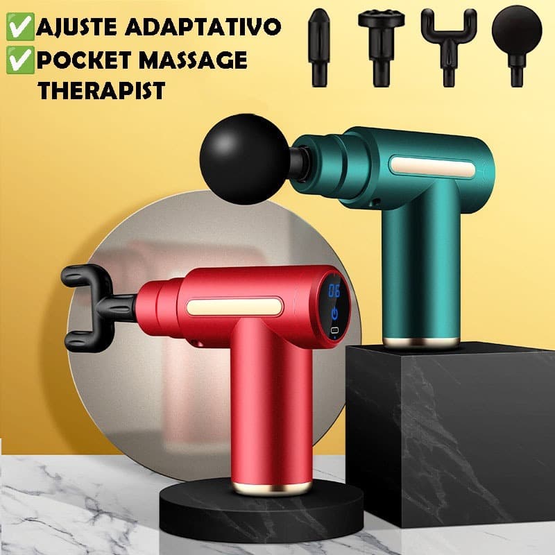 Massageador Muscular Profissional Alta Frequência - Portátil para Alívio de Dor e Relaxamento Físico