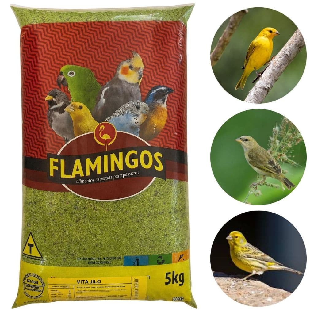 Farinhada De Jiló Para Passáros Canário Flamingos 5 Kg