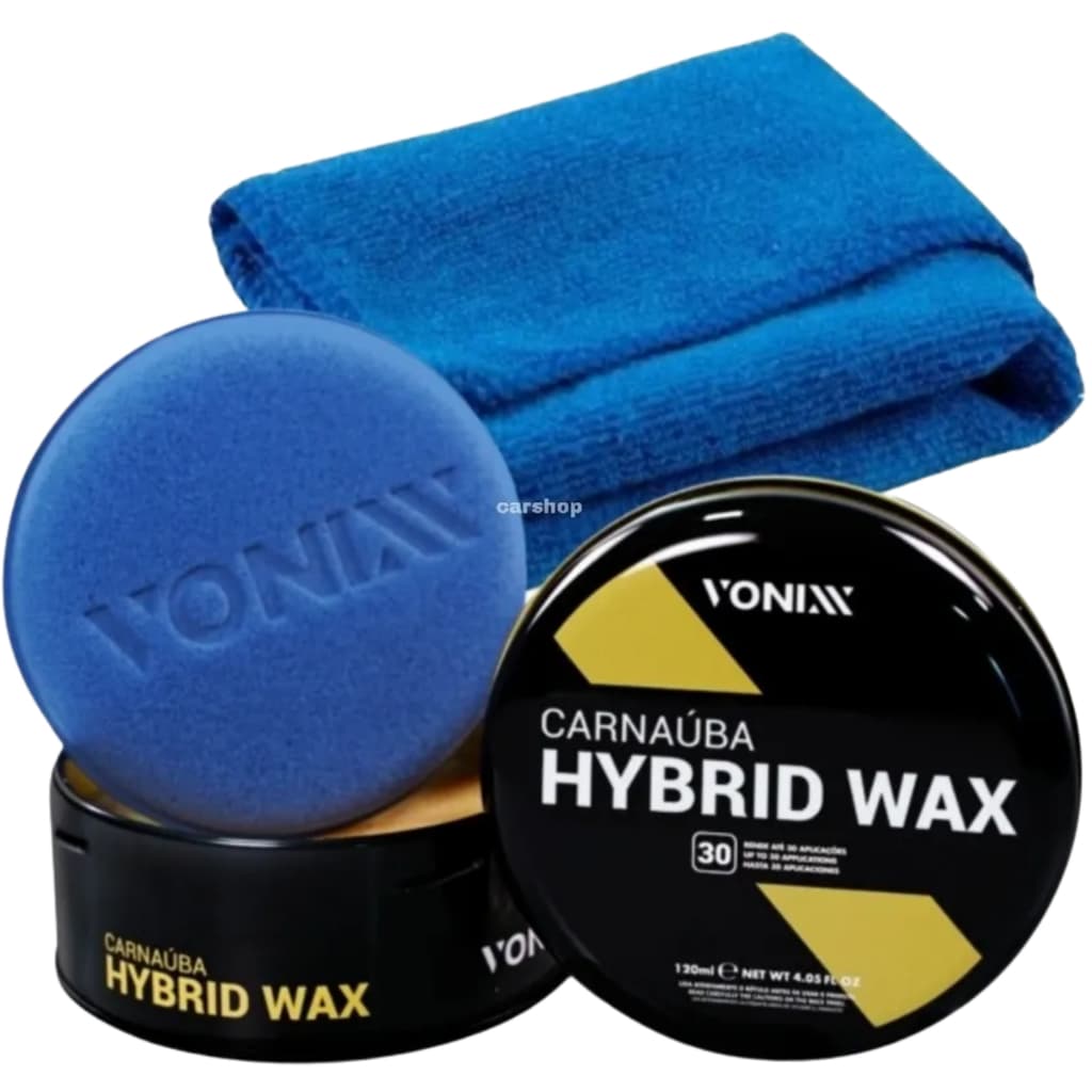 Cera De Carnauba Hybrid Wax Super Protetora 120g Vonixx