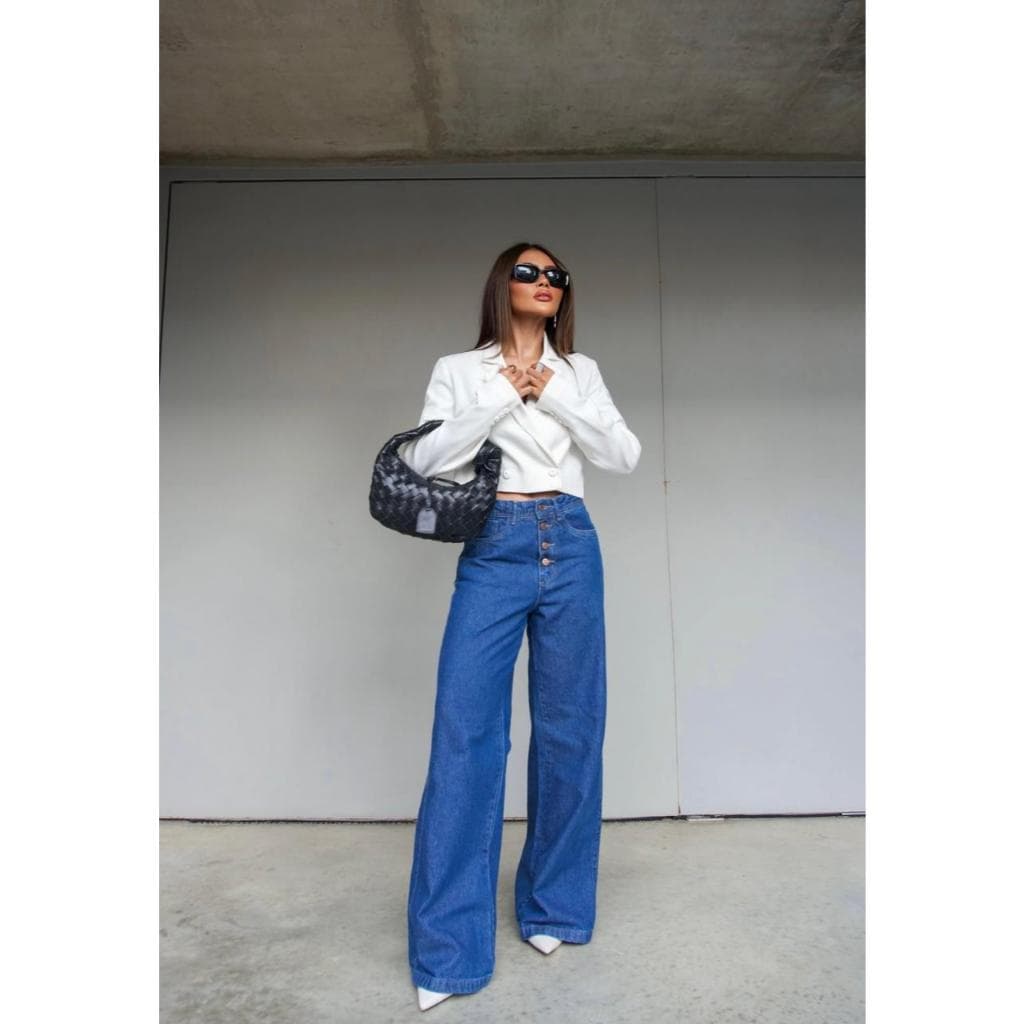 Calça Blake JEANS ORIGINAL CALÇA FEMININA Jeans Feminina Wide Leg