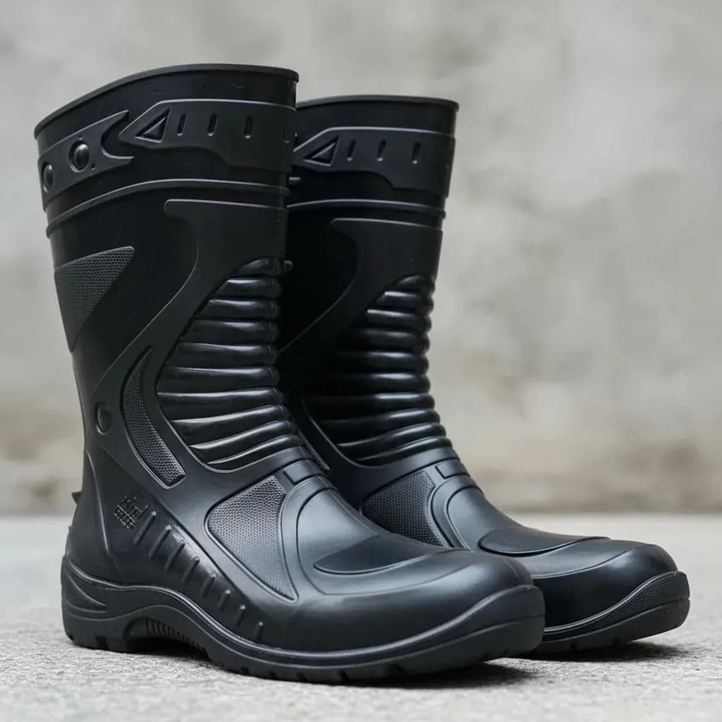 Bota PVC - Pioneira - Motociclista - Motoboy - 100% Impermeável - Cano alto - UNISSEX