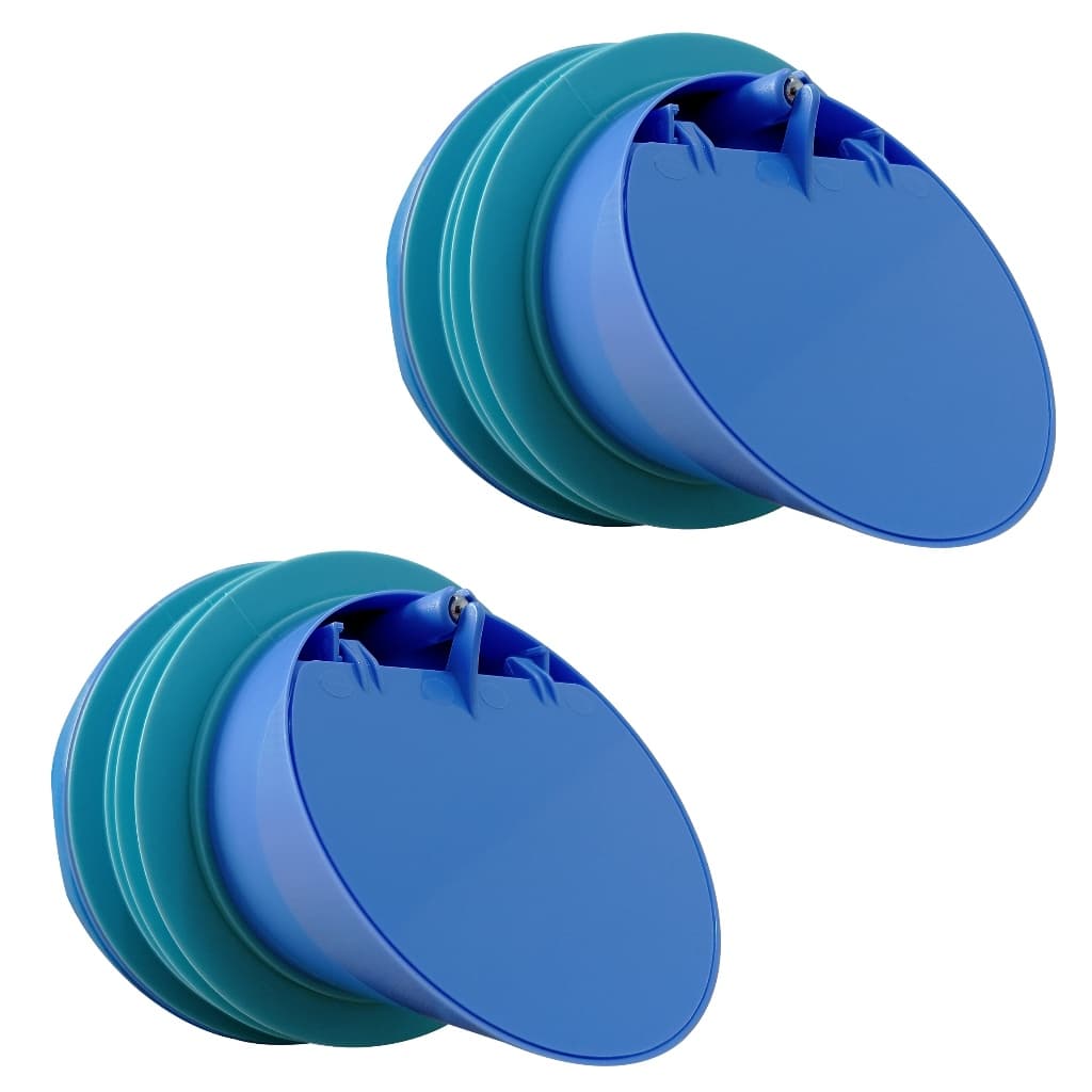 Kit 2 Válvula de Retenção de 100mm com Anel Vedação para Vaso Sanitário