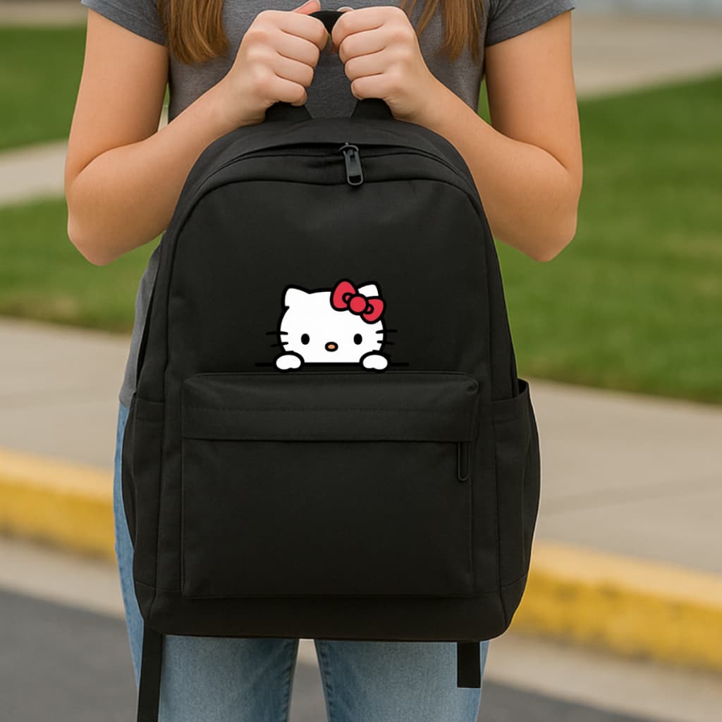 Mochila hellokitty Escola Passeio Faculdade Academia Mochila meninas