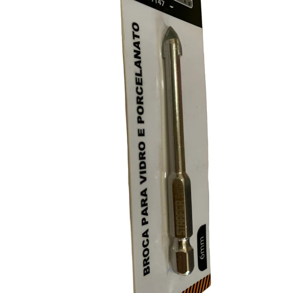 Broca Furar Porcelanato Azulejo Vidro Tungstenio 6mm