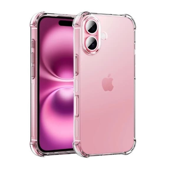 Capa iPhone 16 Capinha Case Transparente Anti Impacto com Boras Protetoras Anti Shock