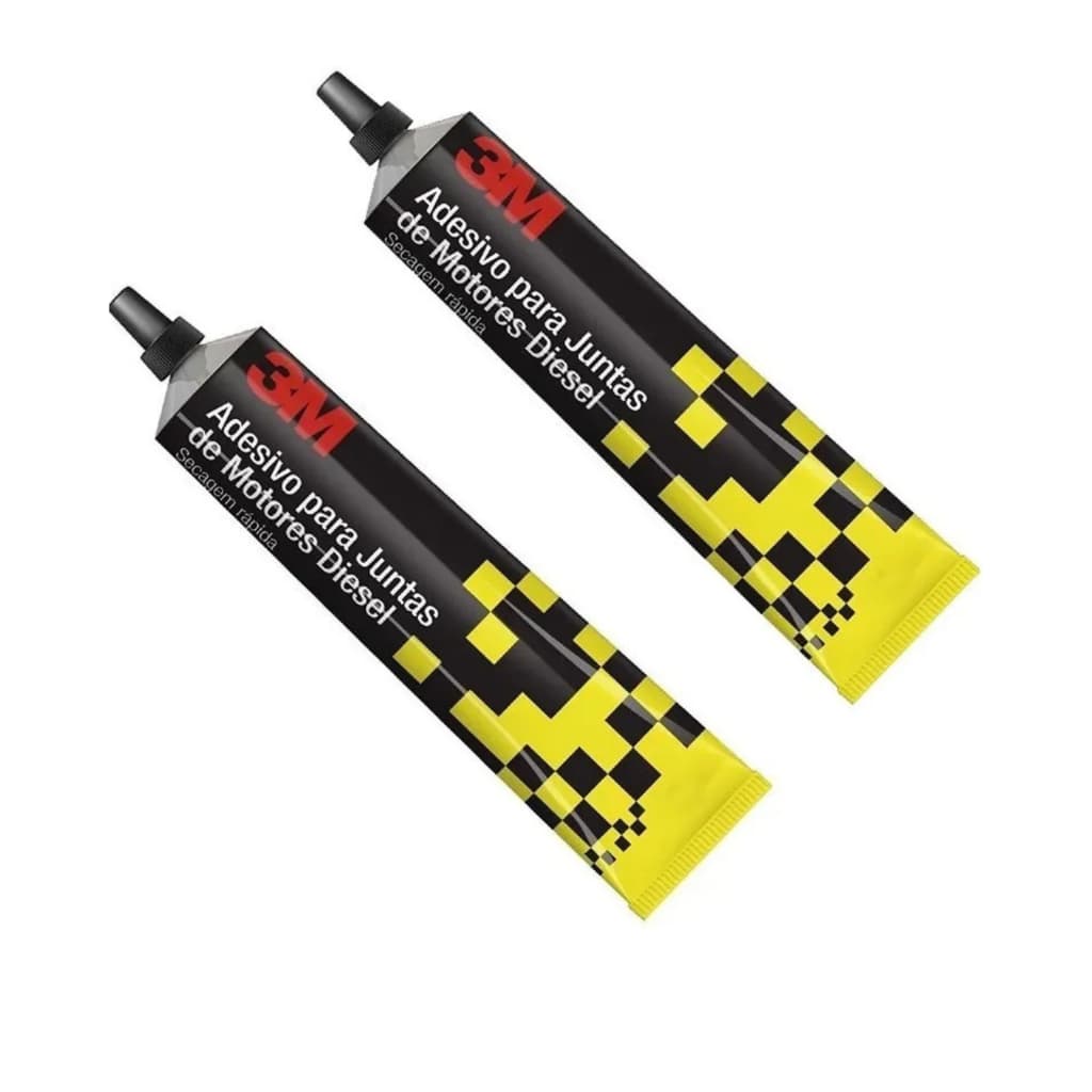 Kit 2 Adesivo Cola Junta De Motores Gasolina Diesel 3m