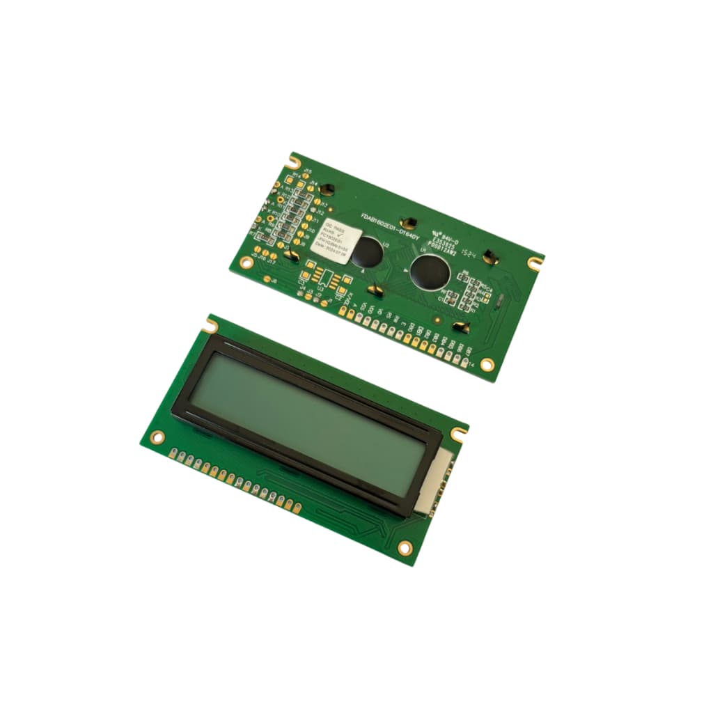 Display Lcd 16x2 84x44 Verde C/back Fordata Fc1602e01 - para Arduino e PIC