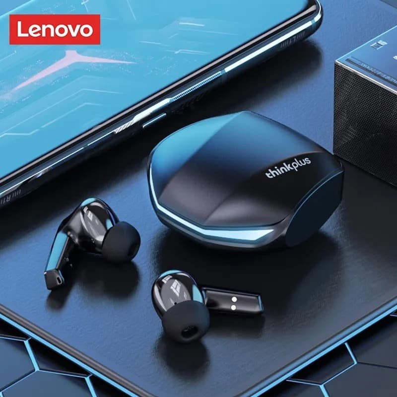 Lenovo GM2 Pro Fone de Ouvido Bluetooth 5.3 Sem Fio com Microfone, Baixa Latência e Modo Chamadas