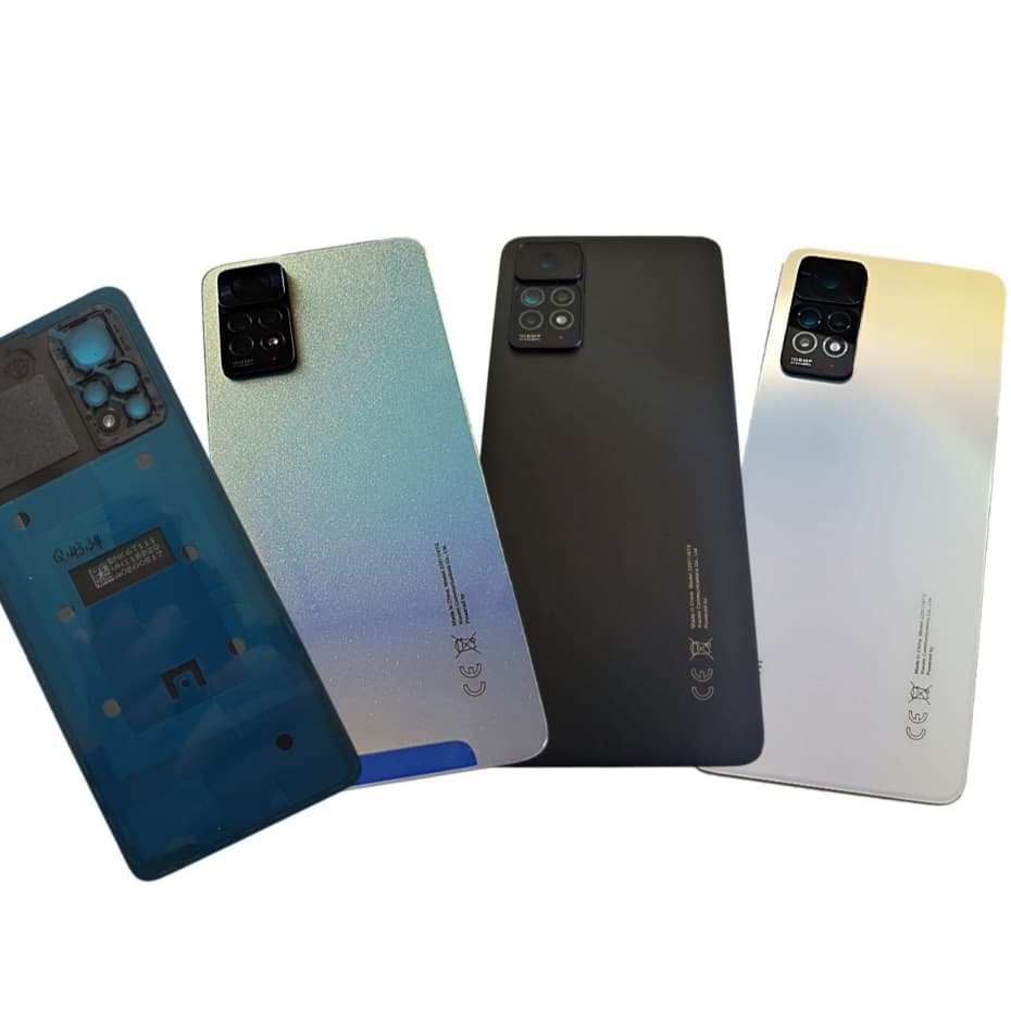 Tampa Traseira Para Redmi NOTE 11 PRO 4G, Fundo de vidro + Lente para Reposição