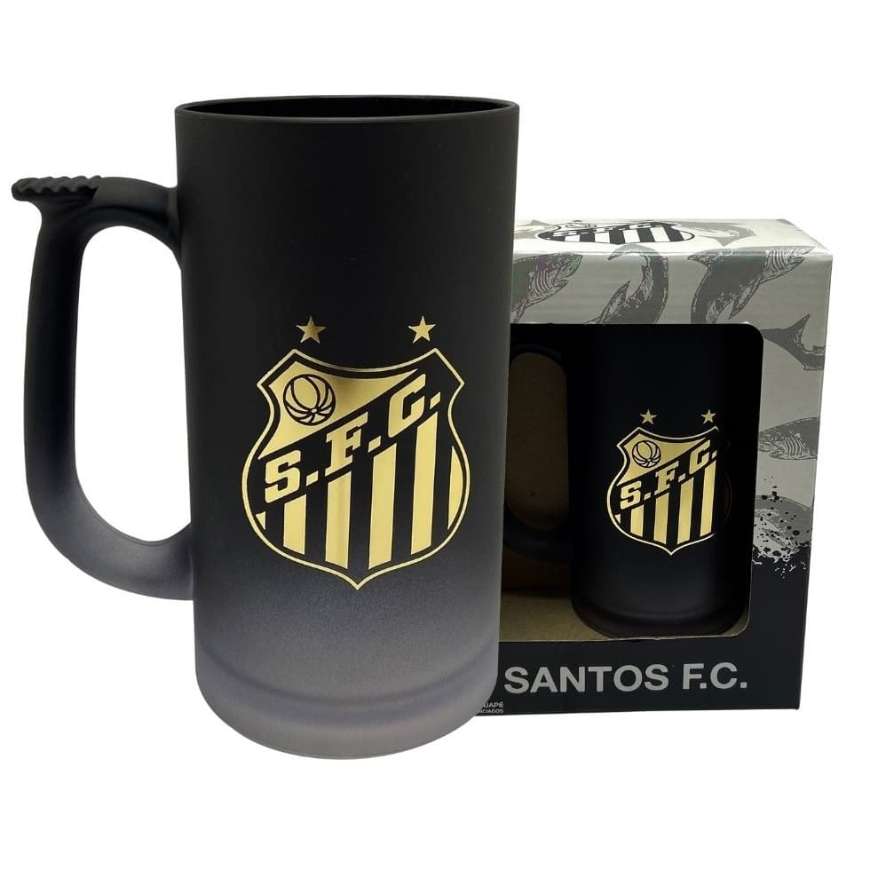 Caneca Do Santos Peixe Oficial Para Cerveja E Chopp 500ml