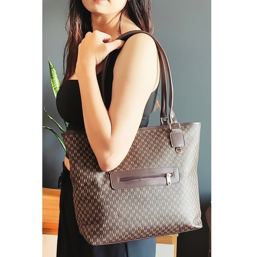 Bolsa Feminina Grande De Ombro De Lado para Faculdade Trabalho Passeio