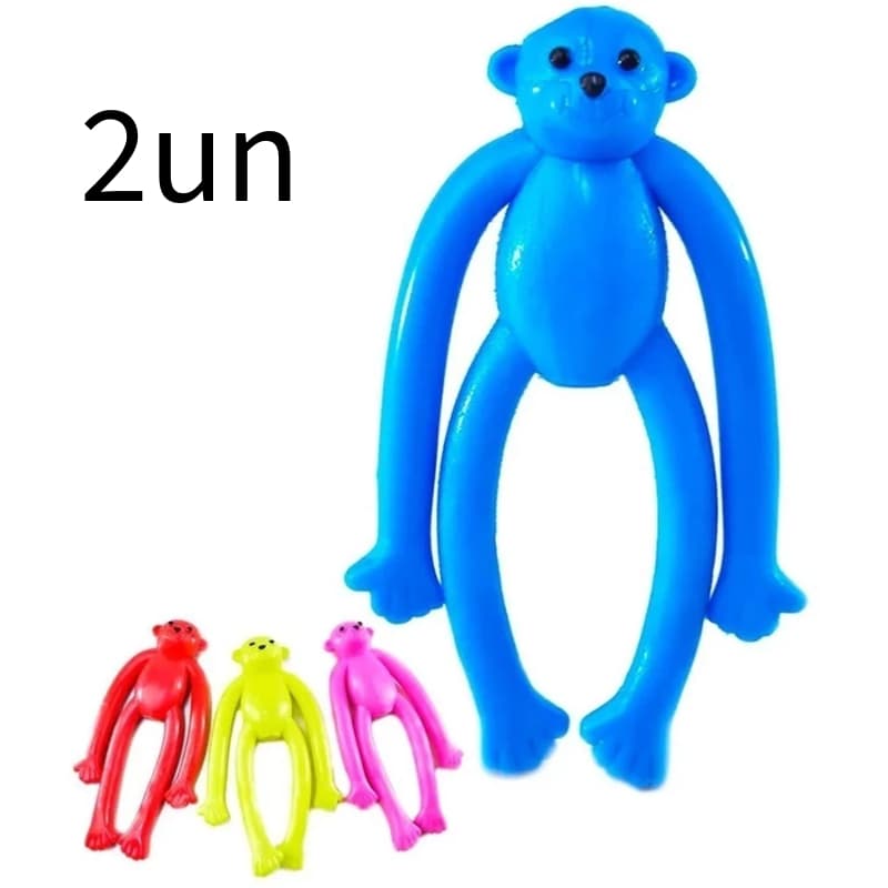 Brinquedo Macaco Mordedor de Slicone Brinquedo Pet Cachorro Caes 19cm